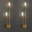 GobekUsa LED Gold Candlestick Wall Light for Indoor Decor and Ambiance