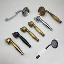 GobekUsa Antique Handheld Shower Head with Holder, Plumbing Hose, and Toilet Bidet Sprayer