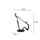 GobekUsa Hand in Hand Dance Sculpture - Metal Abstract Figurine for Room Decoration