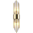 GobekUsa Crystal Wall Lamp: Elegant LED Indoor Lighting for Living Room, Bedroom, Hotel, and TV Background