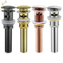 GobekUsa Brass Pop Up Drain for Bathroom Lavatory Sink - Water Drainer