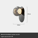 GobekUsa Glass Ball Sconce Lamps Round Wall Decor Lights for Luxurious Room & Aisle