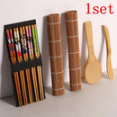 GobekUsa Bamboo Sushi Maker Set: Roll Making Kits with Sushi Blade & Curtain