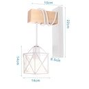 GobekUsa LED Iron Cage Wall Light for Home Bedroom Kitchen Decor