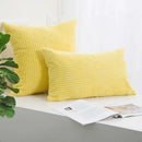 GobekUsa Corduroy Striped Cushion Cover 30x50/40/45/50/55/60cm - Home Sofa Décor