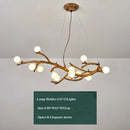 GobekUsa Glass Bubble Chandelier Pendant Light for Living Dining Room