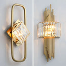 GobekUsa Crystal Gold Wall Lamp for Bedroom, Living Room, and Study Room