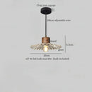 GobekUsa Glass LED Pendant Light - Modern Nordic Hanging Lamp for Home and Dining