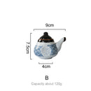 GobekUsa Blue Ceramics Kitchen Seasoning Set