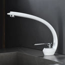 GobekUsa Gold Black Bathroom Faucet Brass Sink Mixer Tap Single Handle Hot Cold Brush Gold