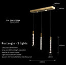 GobekUsa Gold Crystal LED Chandelier for Modern Loft Living Room Staircase