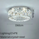 GobekUsa Crystal Ring LED Ceiling Lamp for Modern Luxury Living