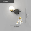 GobekUsa Kids Astronaut Wall Lamp: Modern Space Theme Bedroom Light Fixture