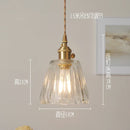 GobekUsa Clear Glass Wire Pendant Light Fixture Nordic Modern Hanging Lamp
