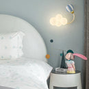 GobekUsa Kids Airplane Wall Light with Rainbow Kite Design