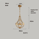 GobekUsa Bronze Black Chrome Gold Globe LED Chandelier for Living Room