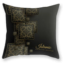 GobekUsa Black Gold Mandala Luxury Printed Pillowcase §