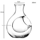 GobekUsa Crystal Glass Wine Decanter & Sake Glass Set- Hamster Nest Design