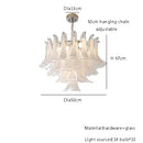 GobekUsa French Style Glass Chandelier for Living Room Decoration