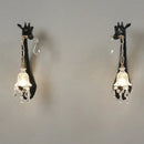 GobekUsa Giraffe Resin Wall Lamp Sconce Light for Bedside & Living Room Decor