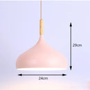 Nordic Industrial Colorful Metal Pendant Light
