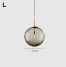 GobekUsa Glass Ball Lustre Pendant Lights - Modern Kitchen Hanging Fixture