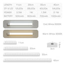 GobekUsa LED Motion Sensor Light Bar Night Lights USB Rechargeable Handheld Lamp