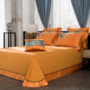GobekUsa 200S Embroidery Egyptian Cotton Bedding Set - Queen King Linens