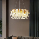 GobekUsa Crystal Tassels LED Ceiling Chandelier for Elegant Home Decor Lighting