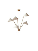 GobekUsa Japanese Cloth Chandeliers Pendant Lights for Living Room Decor