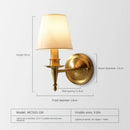 GobekUsa Copper Wall Lamp: Modern LED Sconce for Home Decor & Bedroom, Industrial Style