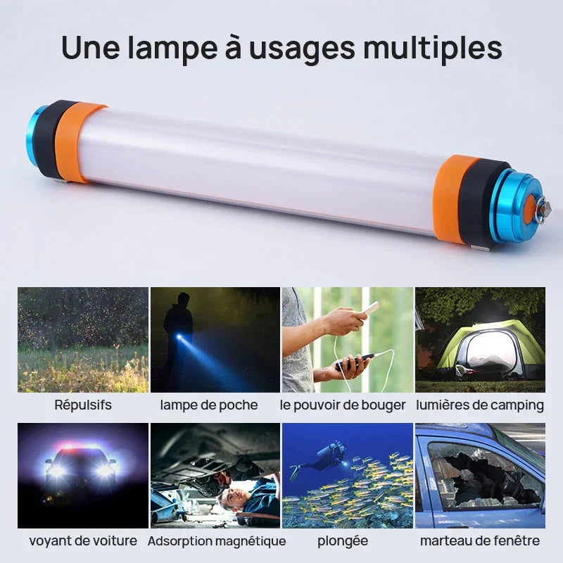 GobekUsa LED Camp Light: Portable, Waterproof, Rechargeable, Magnetic Flashlight, photo 2 of 9