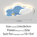 GobekUsa Children's Room Ceiling Chandelier Light - Modern Dimmable Indoor Lighting