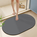 GobekUsa Diatom Ooze Bath Rug: Super Absorbent Non-slip Mat for Bathroom & Toilets