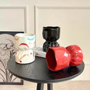 GobekUsa Bouquet Shape Ceramic Vase Pot Home Decoration Floral Arrangement Accessories