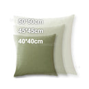 GobekUsa Cotton Linen Pillow Cover Set for Home Decor - Plain Cushion Covers