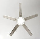 GobekUsa 52" Stainless Steel Blade Ceiling Fan with LED Light and Remote Control