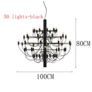 GobekUsa LED Candle Chandelier: Elegant Italian Design Pendant Light for Home Decor