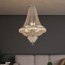 GobekUsa Crystal Chandelier: Elegant LED Pendant for Luxury Living Spaces