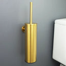 GobekUsa Brushed Gold Bathroom Set: Towel Bar, Toilet Paper Holder, Hook - Wall Mount Kit