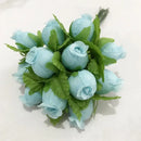 GobekUsa Blue Flower Stamen Berries Bundle for DIY Wedding Cake Decor