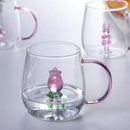 GobekUsa Gradient Erotic Couple Glass Cups, Set of 2.