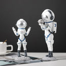 GobekUsa Astronaut Resin Figurines: Modern Space Ornaments for Home Decor and Gift