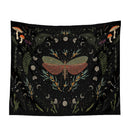 GobekUsa Botanical Witchy Tapestry: Hanging Boho Room Decor with Mushrooms and Snakes