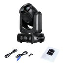 GobekUsa 150W Mini LED Moving Head Beam & Spot Light with 18 Rotating Prisms
