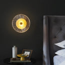 GobekUsa Crystal Wall Lamp: Modern Glass LED Sconces for Living Room, Bedroom, and Corridor