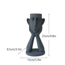 GobekUsa Abstract Family Flowerpot Ornament for Home Interior Decoration