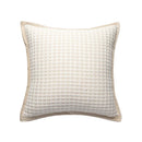 GobekUsa Geometric Line Embroidered Suede Pillowcase for Sofa Bed Living Room