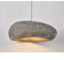 GobekUsa Handmade Polystyrene Indoor Pendant Lamp - Dinning Island Coffee Shop Bar Rock Wabi Sabi