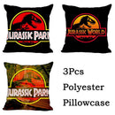 GobekUsa Jurassic Park Dinosaur Pillowcase Cover for Living Room Sofa and Chair